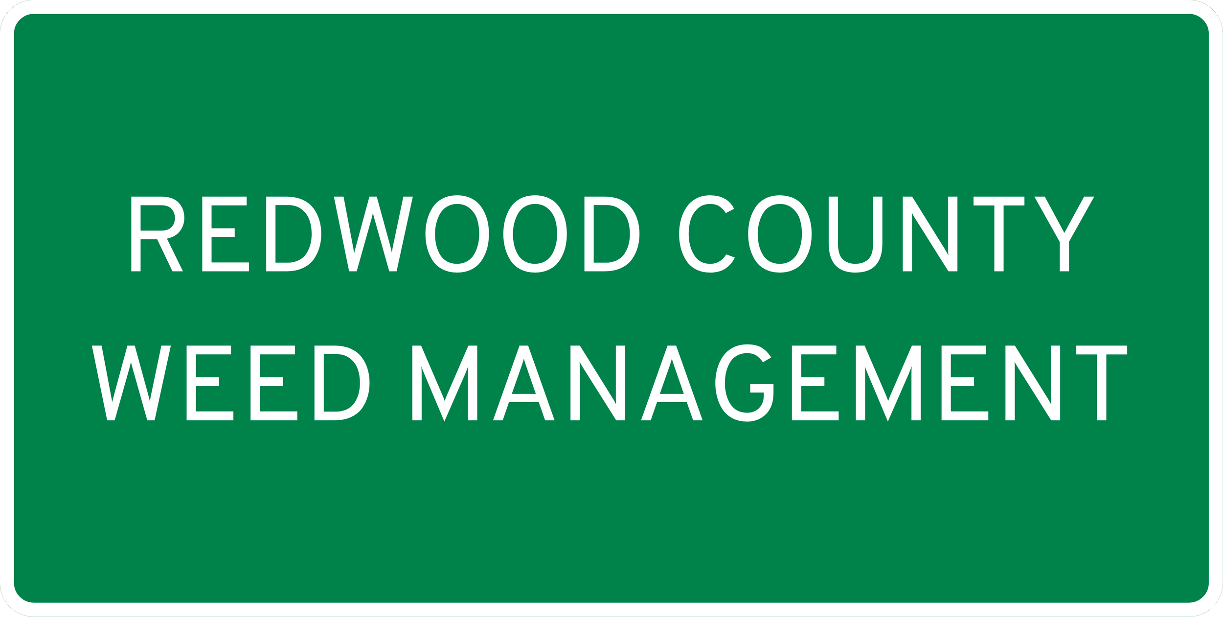 Redwood County Weed Management logo